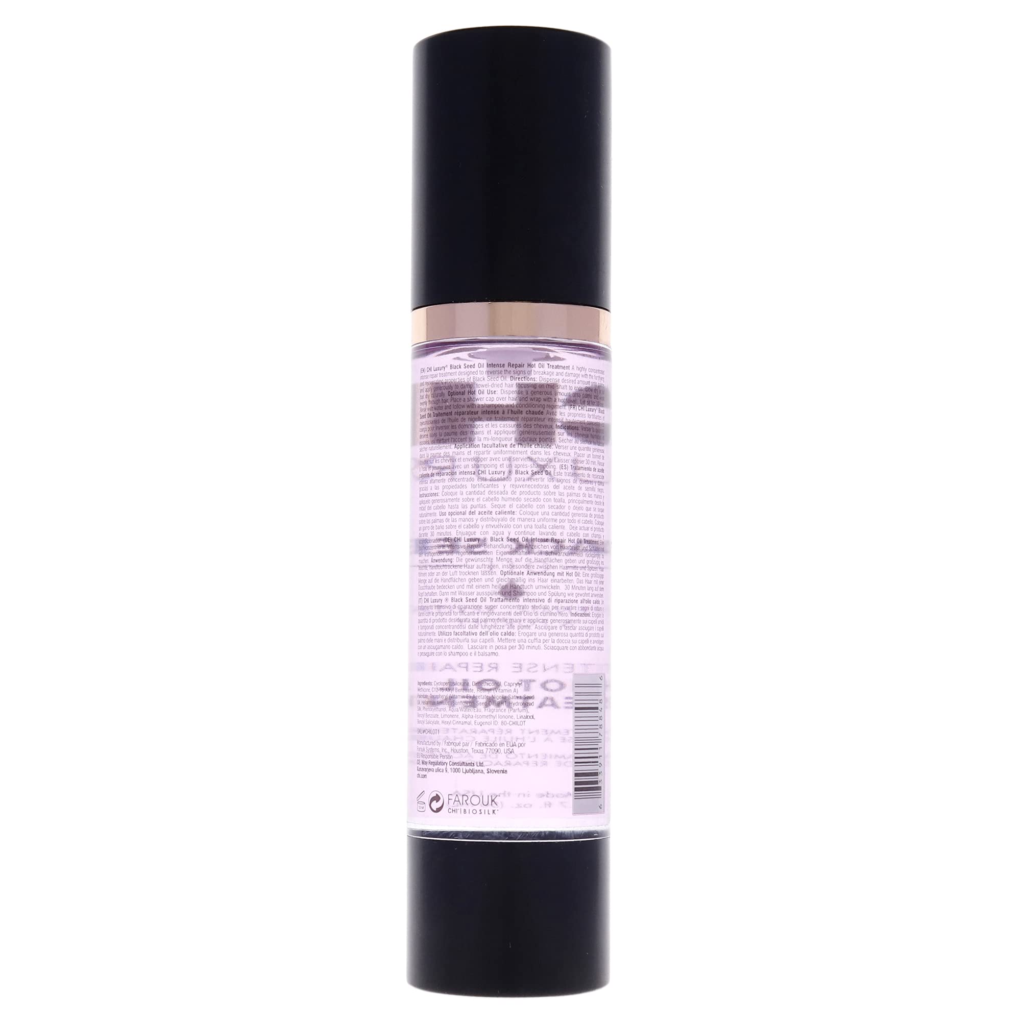 CHI Luxury Black Seed Intense Repair Hot Oil Treatment, 1.7 oz.